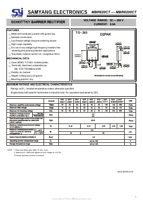 MBR820CT image