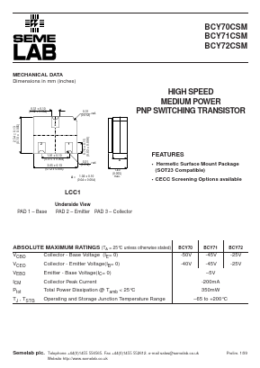 BCY70CSM image