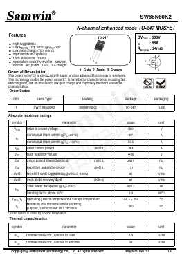 SW88N60K2 image