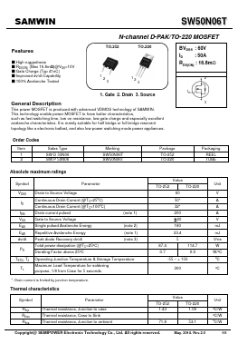 SWD50N06 image