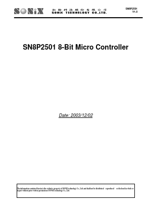 SN8P2501 image