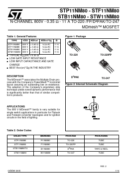 STP11NM80 image