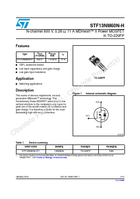 STF13NM60N-H image