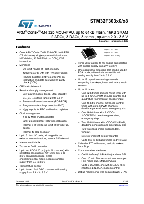 STM32F303X6 image