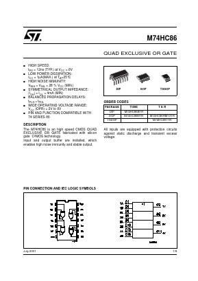 M74HC86 image