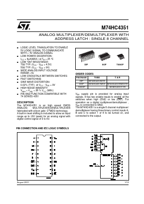 M74HC4351 image