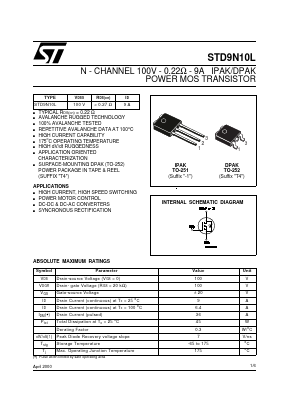 STD9N10L image