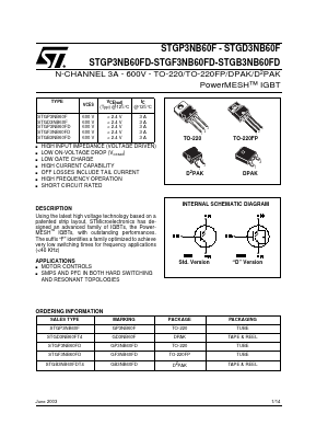 STGB3NB60FD image