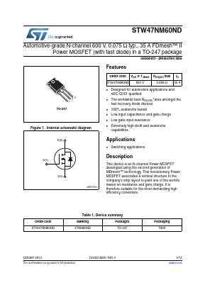 STW47NM60ND image