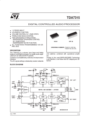 TDA7315D image