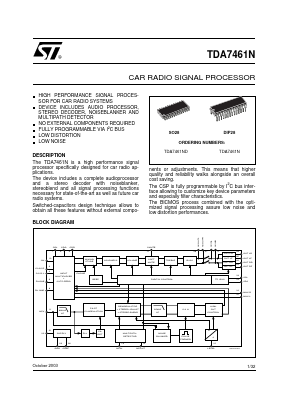 TDA7461N image