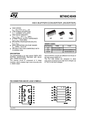 M74HC4049 image