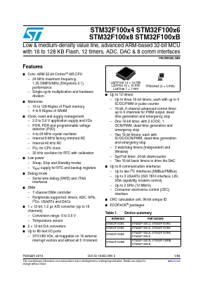 STM32F100VBH6BTR image