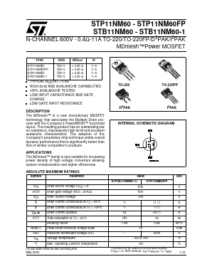 STP11NM60 image