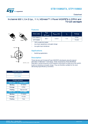 STP11NM60 image