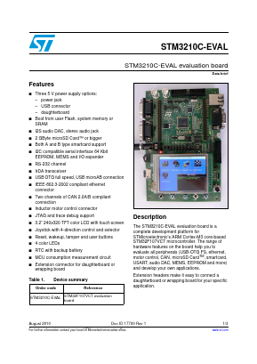 STM3210C-EVAL image