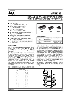 M74HC651RM13TR image