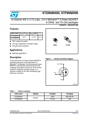 STD9NM40N image