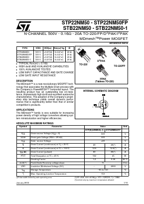 STP22NM50 image