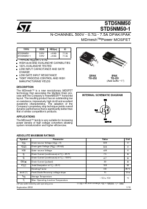 STD5NM50 image