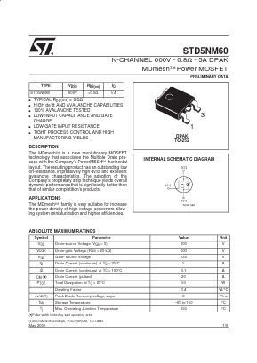 STD5NM60 image