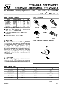 STP8NM60 image