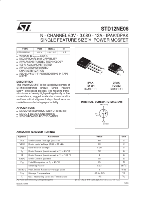 STD12NE06 image