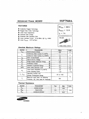 SSP7N60A image