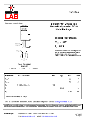 2N3251A image