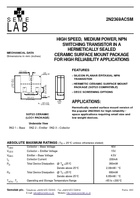 2N2369ACSM image