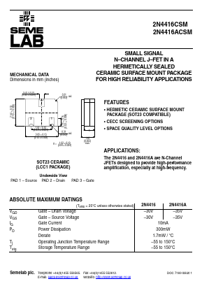 2N4416ACSM image