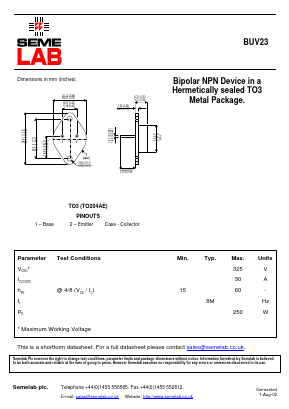 BUV23 image