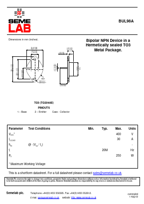 BUL98A image