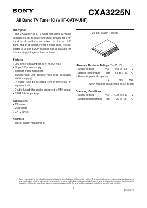 CXA3225N image