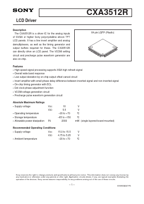 CXA3512R image