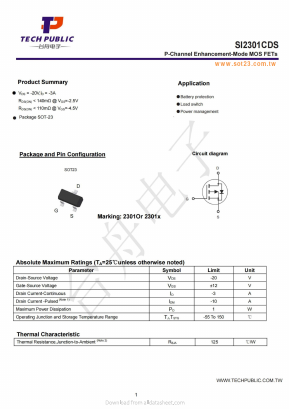 SI2301CDS image