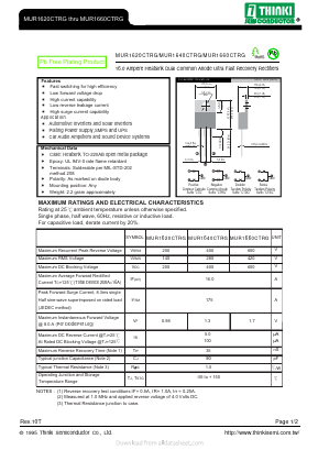 MUR1620CTRG image