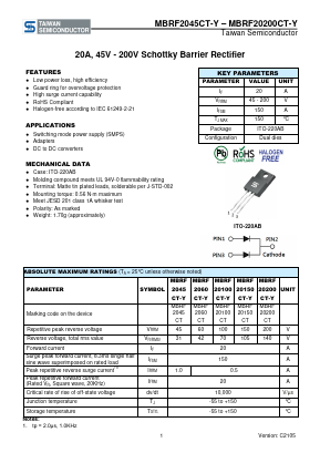 MBRF2045CT-Y image