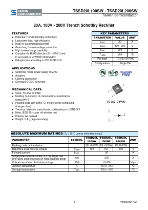 TSSD20L100SW image