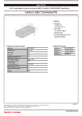 UMK212BC7334MGHTE image