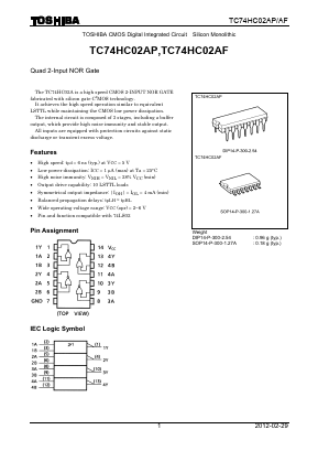 TC74HC02AP image