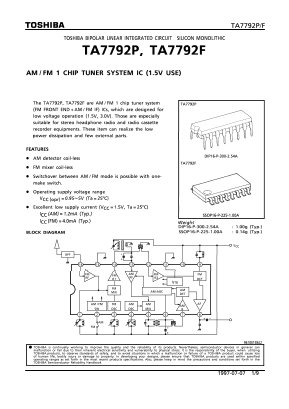 TA7792F image