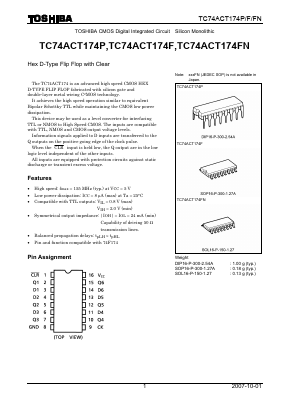 TC74ACT174F image