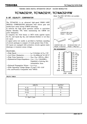 TC74AC521F image