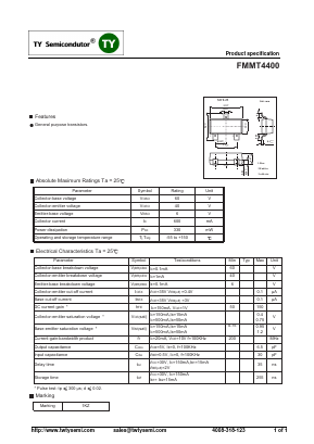 FMMT4400 image