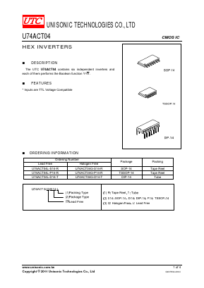 U74ACT04G-D14-T image