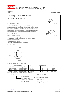 7N60ZG-X-TA3-T image