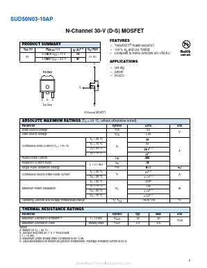 SUD50N03-10AP image