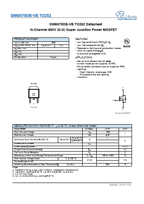 SW6N70DB-VBTO252 image