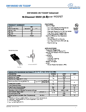 SW18N50D-VBTO220F image